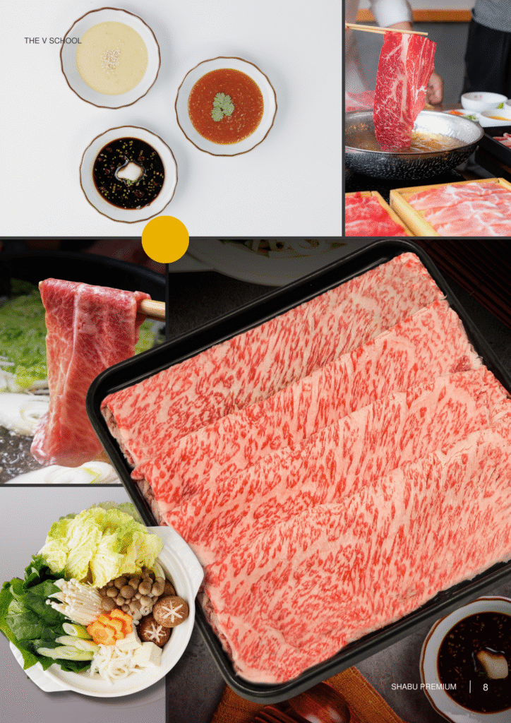 Kagoshima Wagyu A5 The V school เปิด Chef Table เนื้อวากิว ชาบู